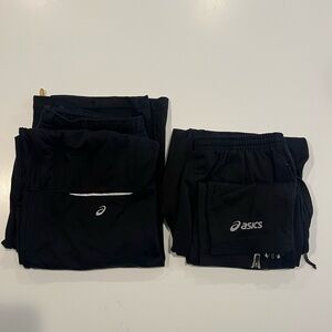 ASICS men’s running pants. Size medium. TWO PAIRS